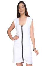 Women's Zip Up Micro Mini