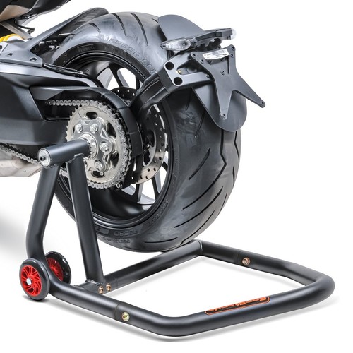Motorcycle rear paddock - , stand