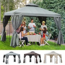 3 x 3M Metal Gazebo Garden
