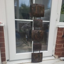 Tall METAL WALL ART Hanging Home Decor-H 92 x L 19cm Unique 