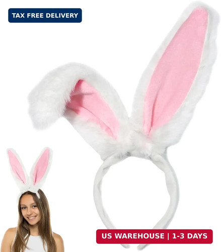 Bunny ears headband soft touch - ears, headband,soft-touch