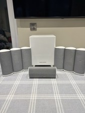 harmon kardon 7.1 surround sound speaker System In White