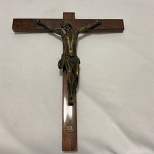 Antique Wooden Crucifix (ref