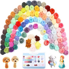 103 Colors Wool Roving Fiber