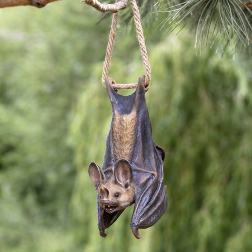 Hanging bat garden ornament - hanging,