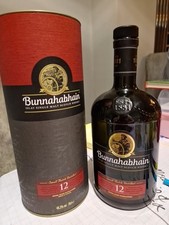 Bunnahabhain 12 Year Old Islay Single Malt Scotch Whisky 70cl Empty Bottle