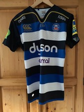 Bath Rugby 2015/2016 Home Canterbury 150 Years Player Issue Jersey Mens Large