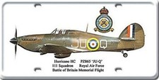 Hurricane IIC PZ865  Licence