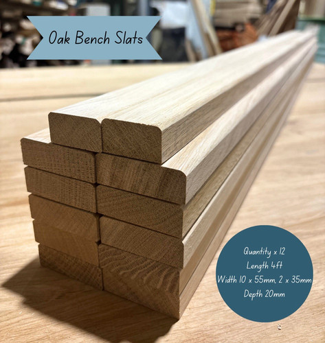Planed oak hardwood timber - planed,