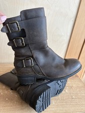 UGG Wilcox Brown Leather Biker