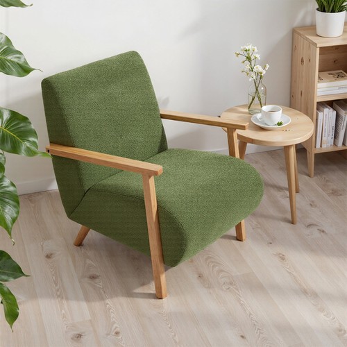 Comfy green chenille - green,