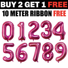40" Foil Number Balloons Giant