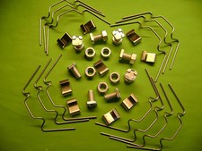 GREENHOUSE  REPAIR KIT 50 W + 50 Z GLAZING CLIPS+ 50 SQUARE ALUMINUM  NUTS+BOLTS