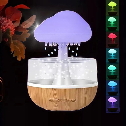 Rain cloud humidifier colorful - rain,