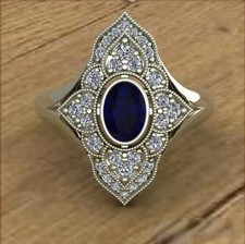 2ct art deco - art, lab