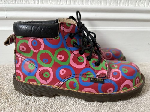 Martens kids red pink - dr., blue