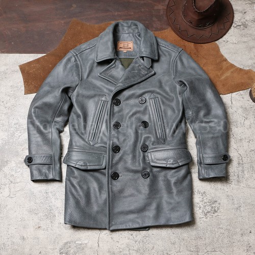 Full grain waxed cowhide - full-grain,