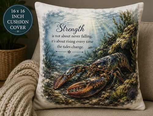 Lobster cushion cover - lobster,