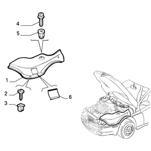 Under bonnet protection guard - protection,