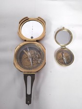 Stanley London Brass Compass with Sine Plate - X07