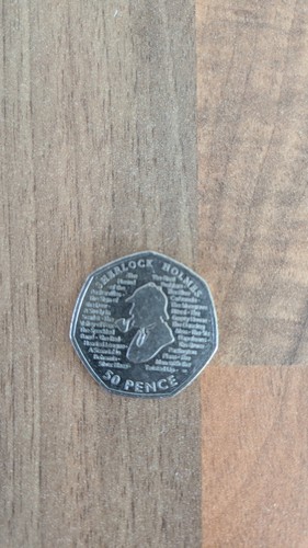 50p coin sherlock holmes - , 2019