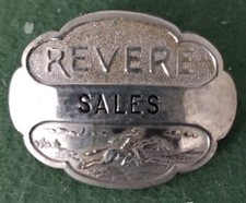 Revere Ware Salesman Badge