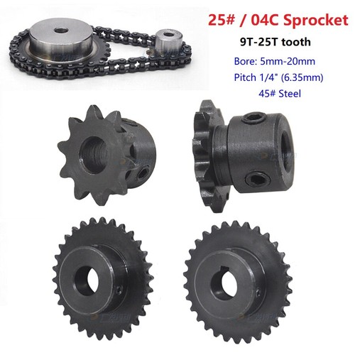 Roller chain sprocket - sprocket, 04c
