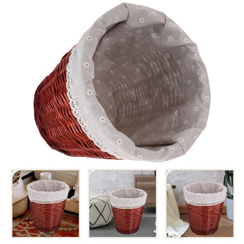 Woven storage basket dirty - basket,
