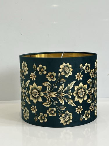 New handmade teal gold drum - handmade,