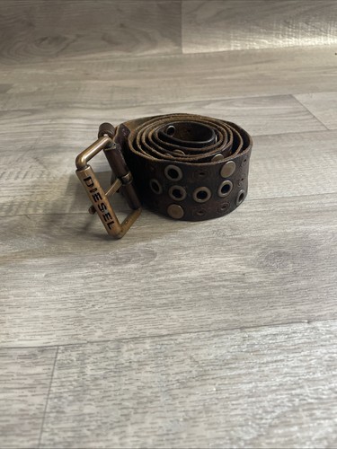 Diesel vintage leather belt - diesel,