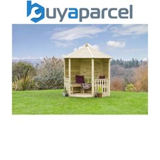 Zest Tatton Wooden Garden Gazebo Shelter Arbour Pagoda Canopy Roof