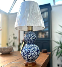 RALPH LAUREN Blue White Gourd