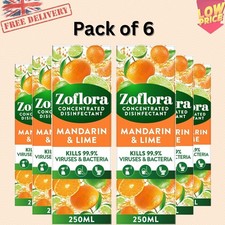 Pack of 6  Zoflora Mandarin &