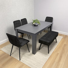 Dining Table and 4 Chairs With