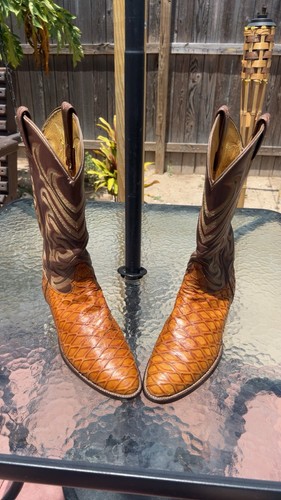 Vintage tony lama cowboy boots - vintage,