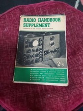 RADIO HANDBOOK SUPPLEMENT 1940S OLD VINTAGE 