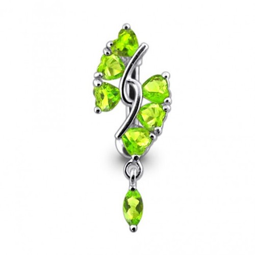Reverse belly bar sterling - reverse,