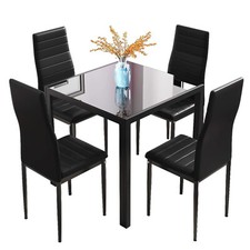 Dining Table and 2/4 High Back