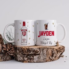Personalised birthday mug 21st - birthday,
