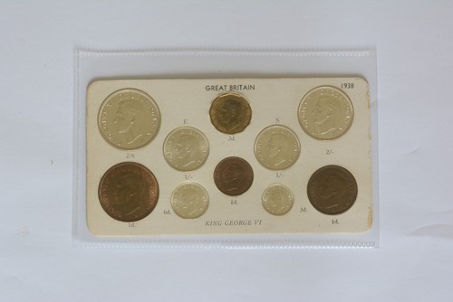 1938 vintage coin - set, 88th