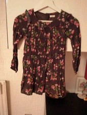 Girls Long Sleeve Smocked Dress Age 7 By Next