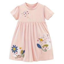 Toddler Girls Pink Cotton