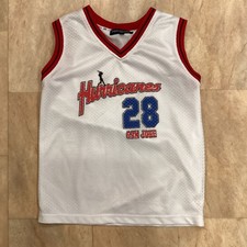 Primark Boys White Sleeveless Tank Vest Top Hurricanes 28 Sports Age 7 - 8 Years