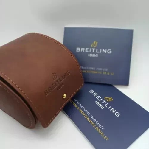 Breitling brown watch - breitling, box