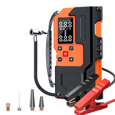 Multifunction Car Jump Starter 8000mAh Power Bank with Tire Inflator & Air Pump