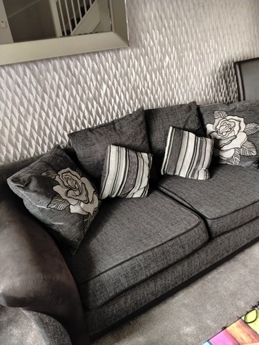 Grey sofa seater - grey,