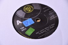 Tim Rice - Hey Love 7 Inch Vinyl Record