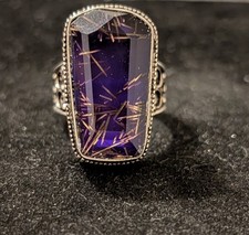 925 Sterling Silver Rutile