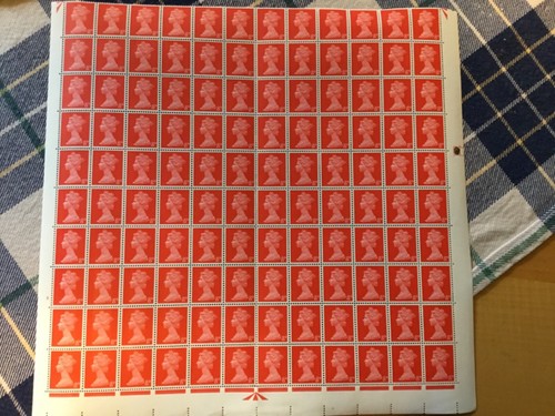 Sheet 120 new gb - 8d, machin