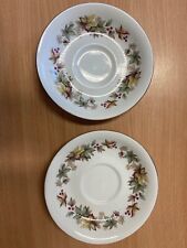 Double Royal Standard Lyndale Autumn Pattern Gold Trim Teacup Saucer